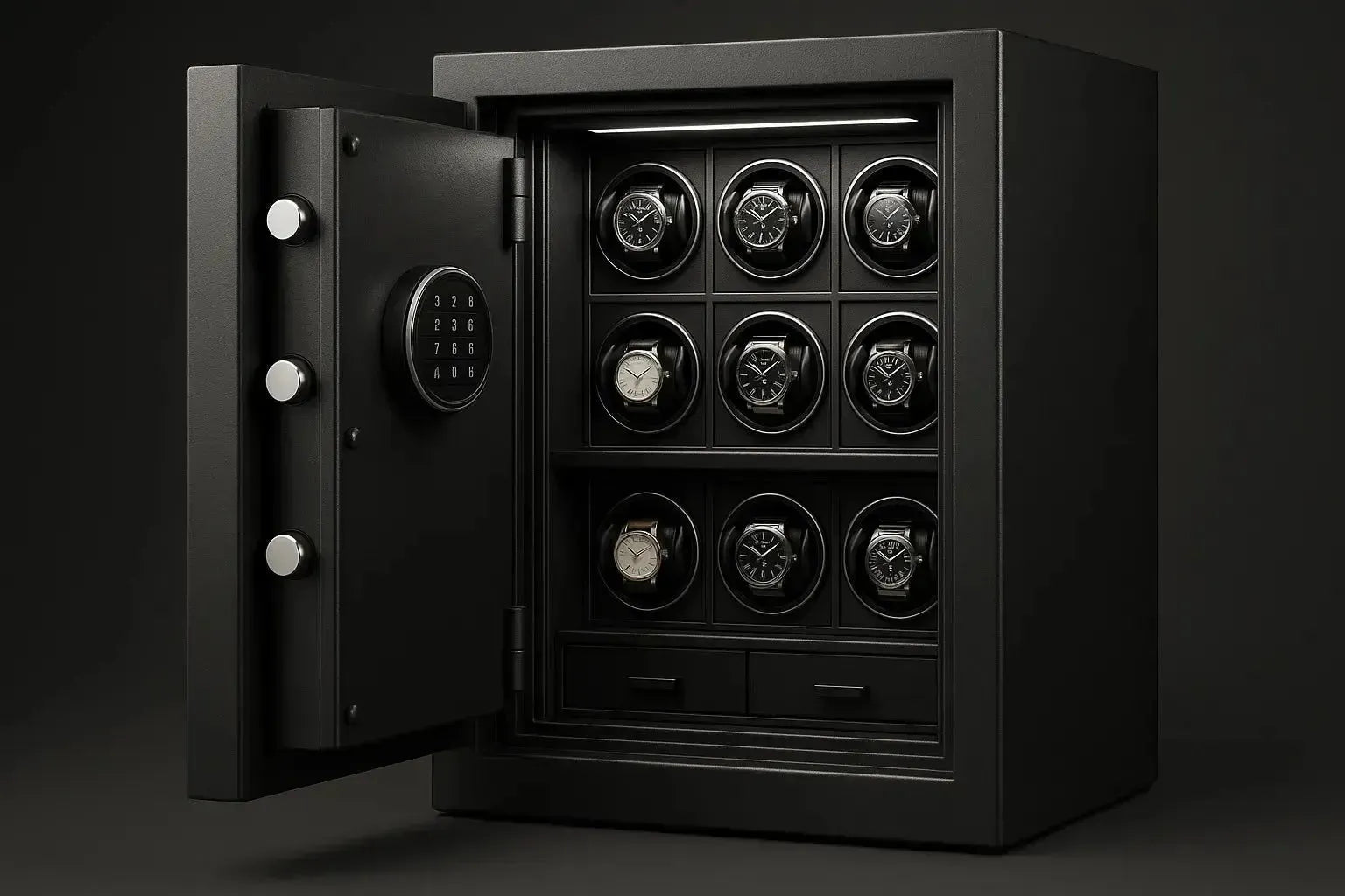 The Ultimate Protection: High-Security Watch Winder Safes by Aevitas