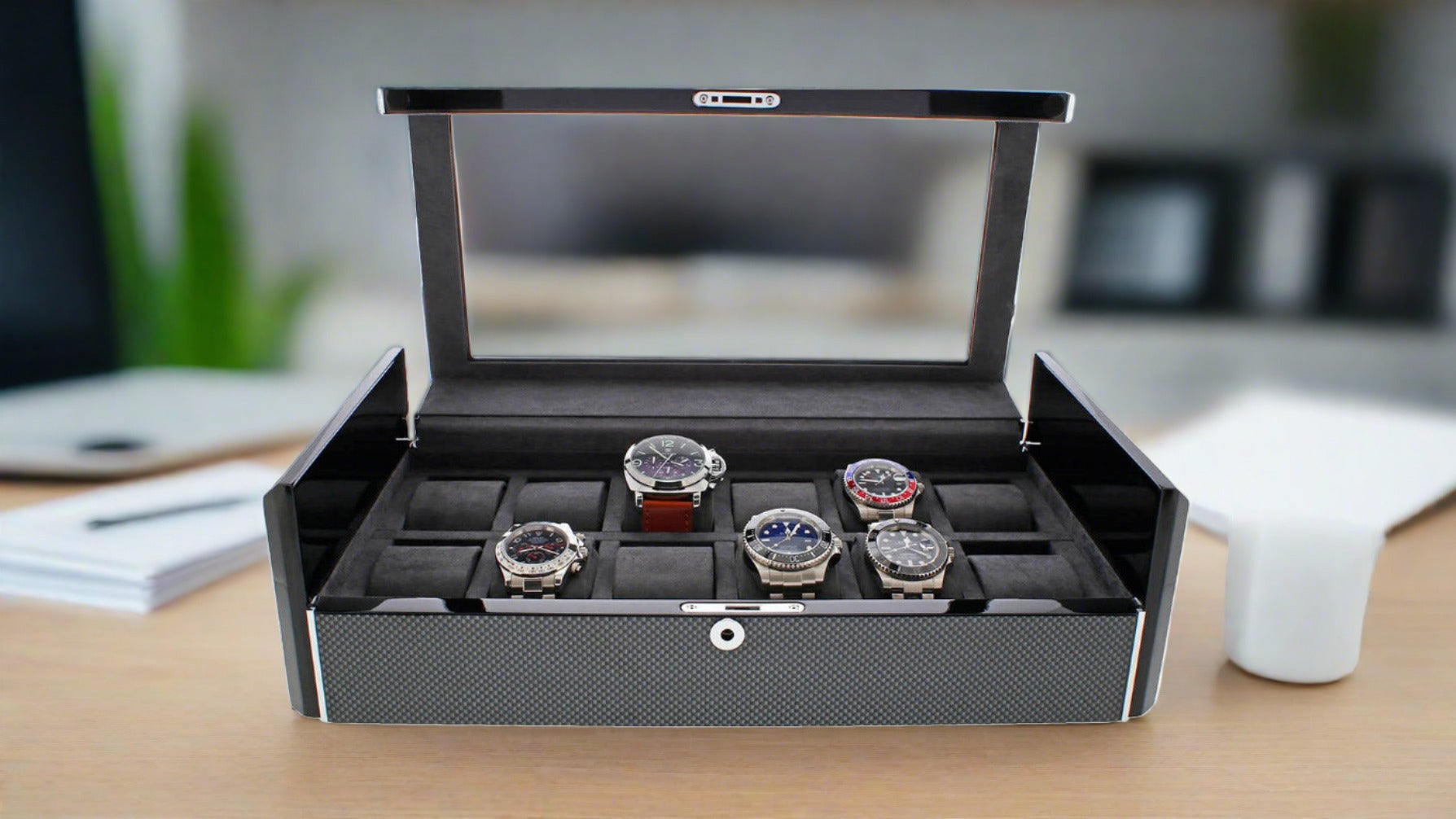 Carbon Fibre Watch Boxes