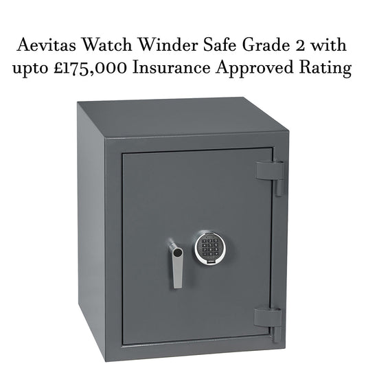 12 Watch Winder Safe Grade 2 with £175,000 Insurance Rating by Aevitas