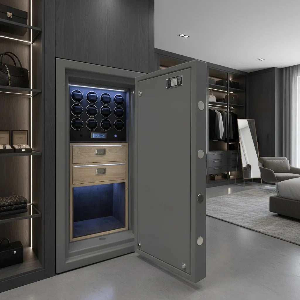 12 Watch Winder Safe Grade 5 with £1,000,000 Insurance Rating by Aevitas