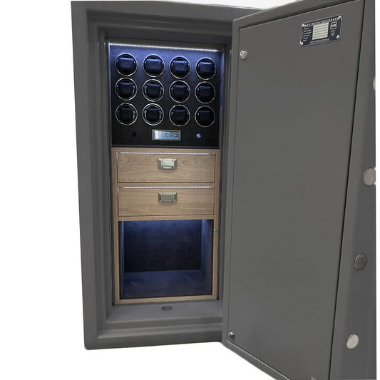12 Watch Winder Safe Grade 5 with £1,000,000 Insurance Rating by Aevitas