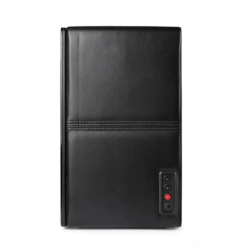 12 Watch Winder Safe Luxury Black Leather with Contrast Stitching by Aevitas