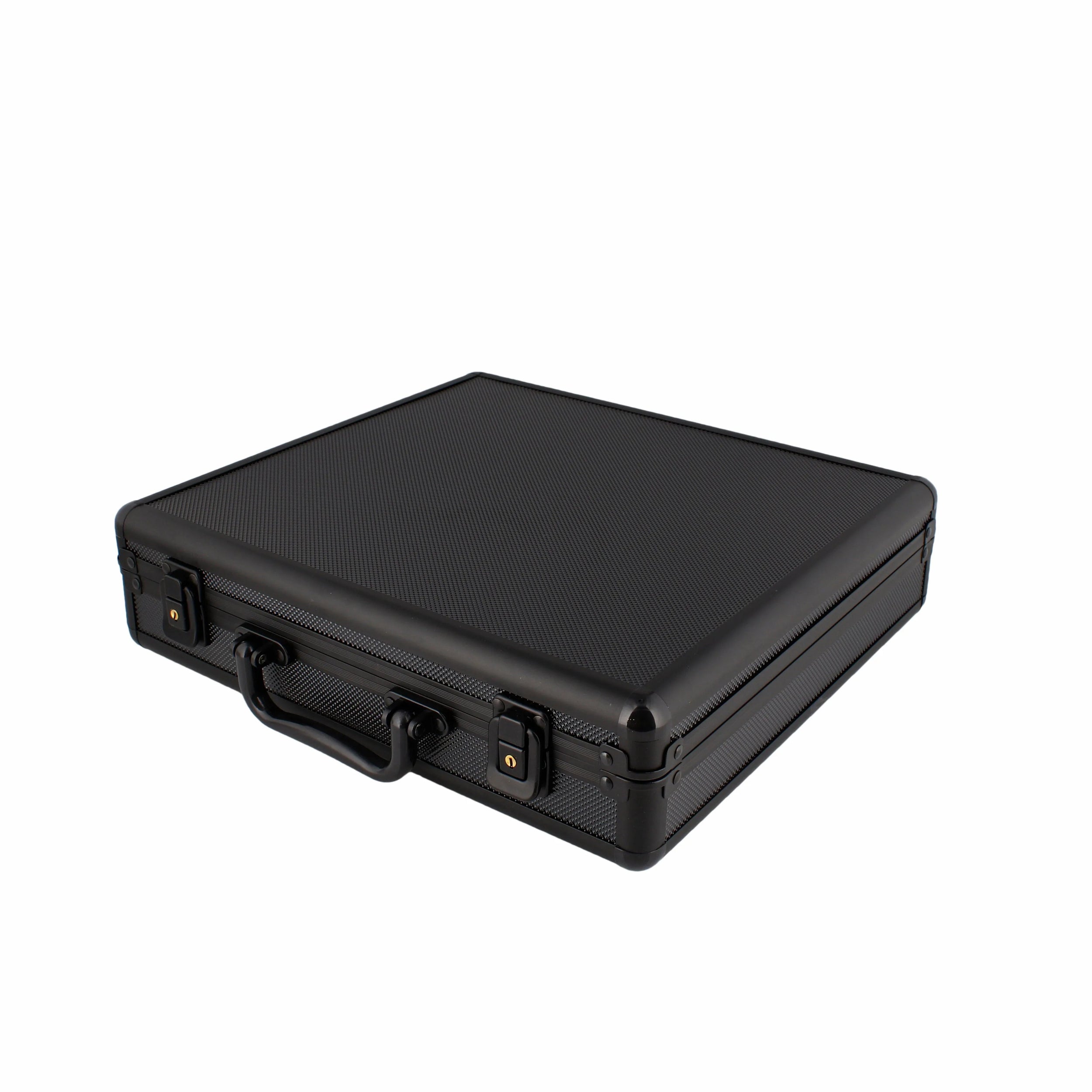 18 Watch Briefcase in Black with Lift Out Tray
