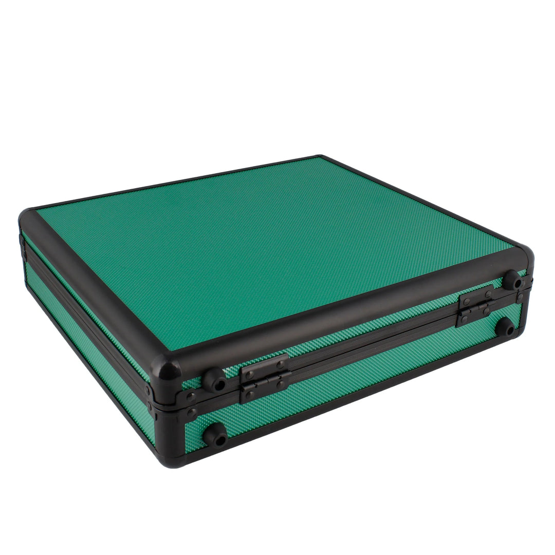 18 Watch Briefcase in Green with Lift Out Tray