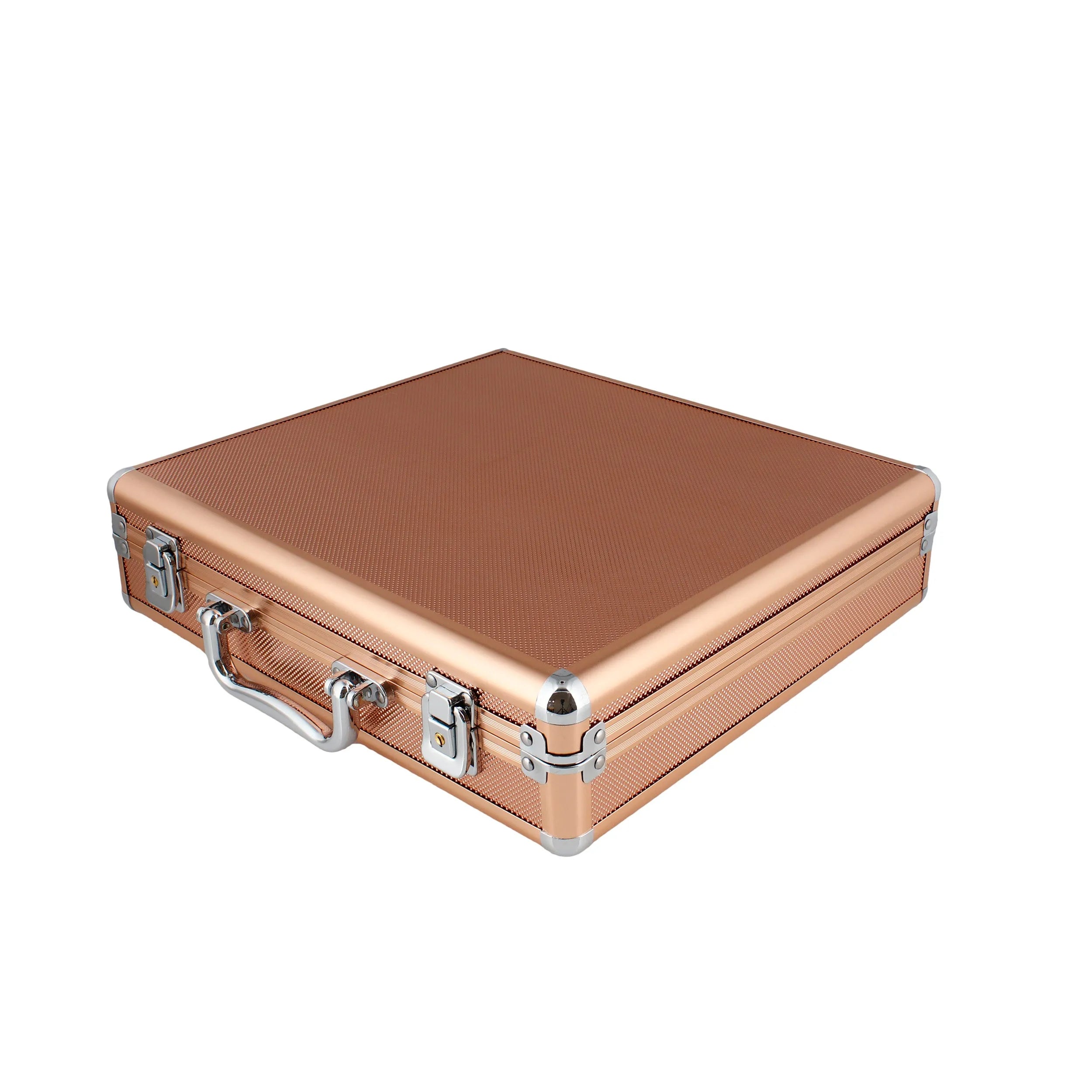 18 Watch Briefcase in Rose Gold tone with Lift Out Tray
