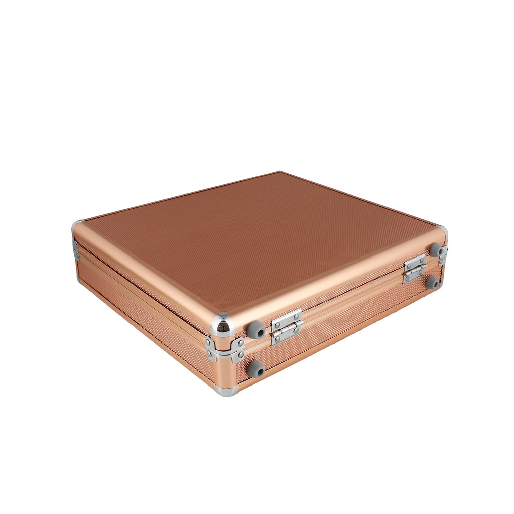 18 Watch Briefcase in Rose Gold tone with Lift Out Tray