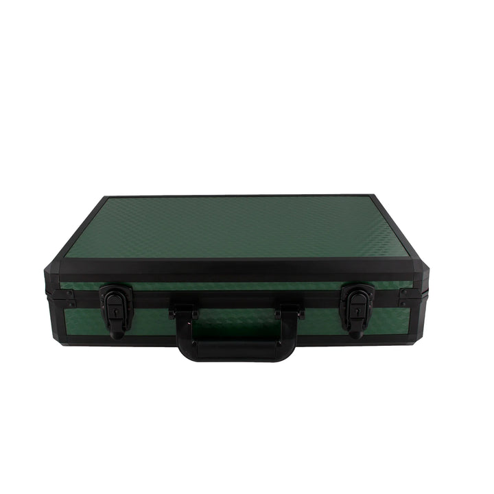 24 Watch Briefcase in Green with Lift Out Tray