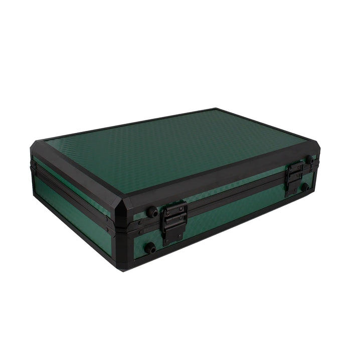 24 Watch Briefcase in Green with Lift Out Tray