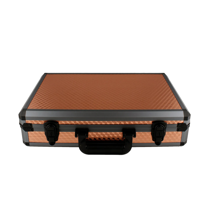 24 Watch Briefcase in Rose Gold with Lift Out Tray