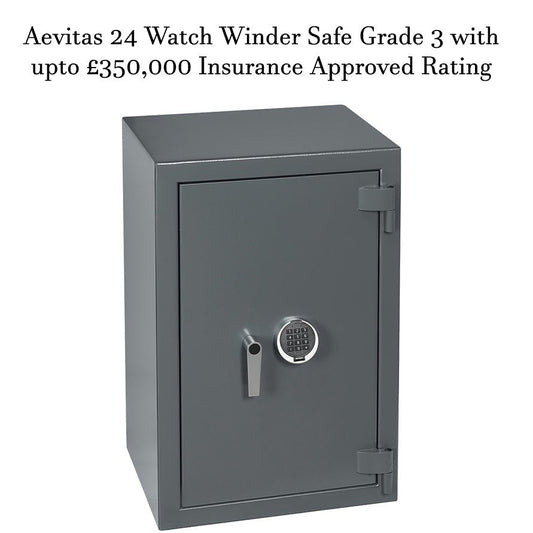 24 Watch Winder Safe Grade 3 with £350,000 Insurance Rating by Aevitas