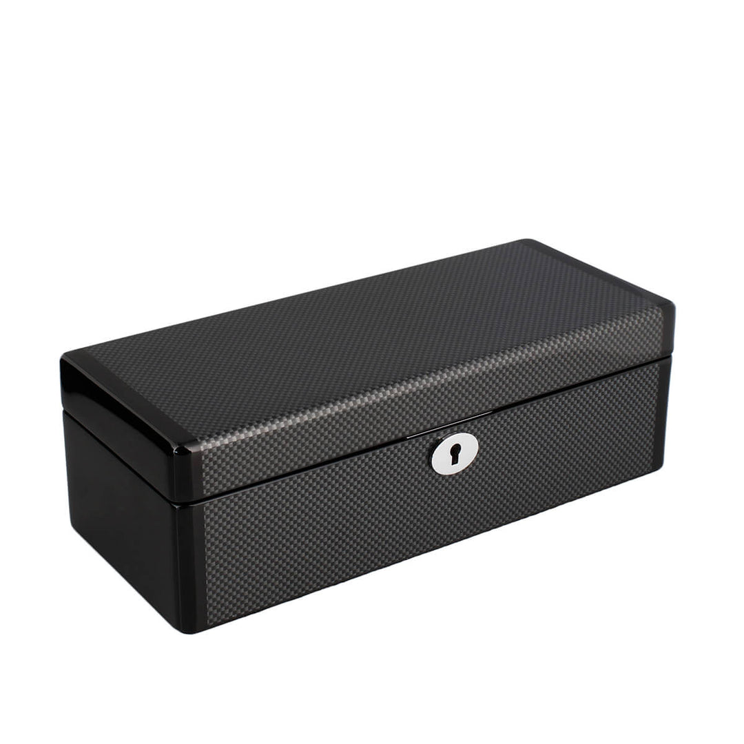 4 Watch Box in Carbon Fibre Finish Premium Quality by Aevitas
