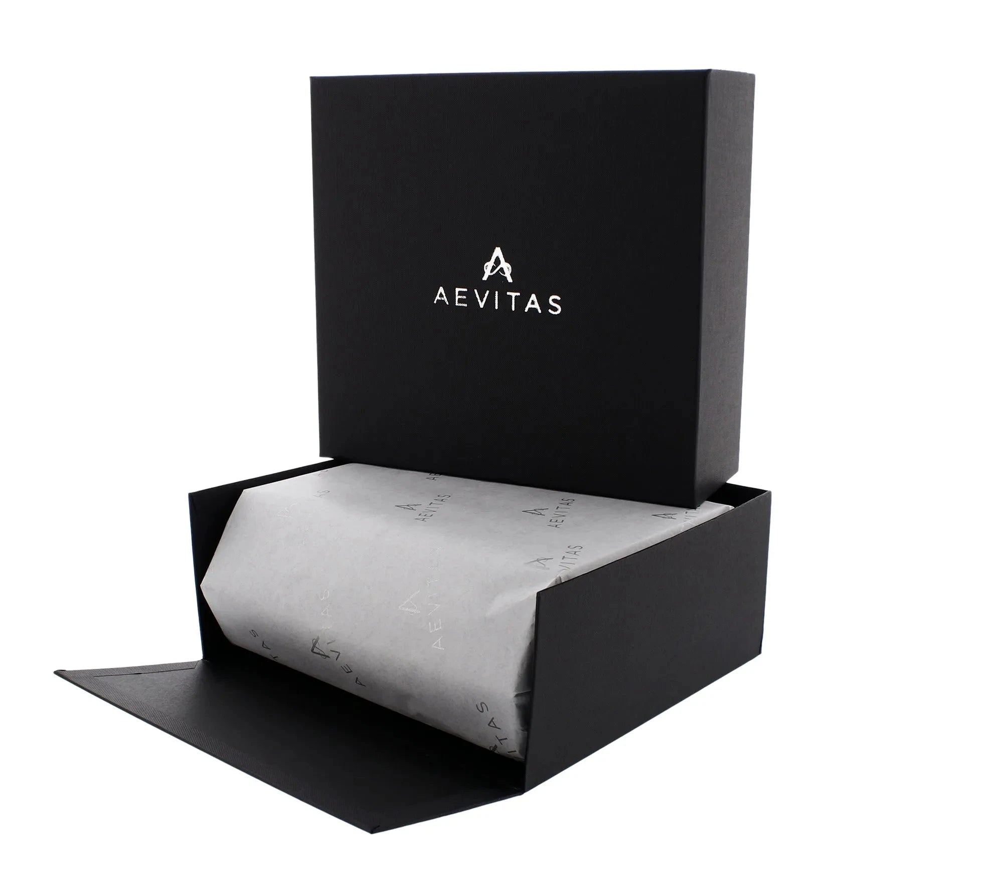 6 Watch Travel Case in Black Leather with Grey Lining Hexagon Style