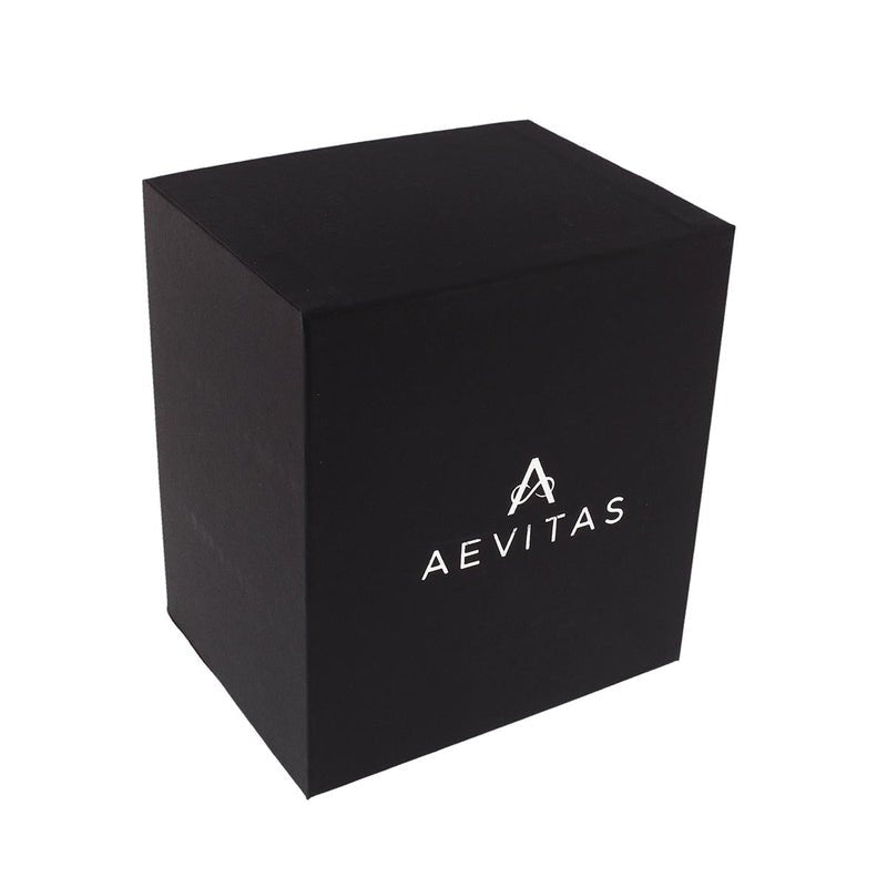 Aevitas Watch Stand in Green Marble Hexagon Base with Black Leather
