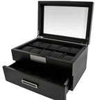 Black Oak Wooden Veneer Watch Box for 20 Watches by Aevitas
