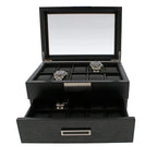 Black Oak Wooden Veneer Watch Box for 20 Watches by Aevitas
