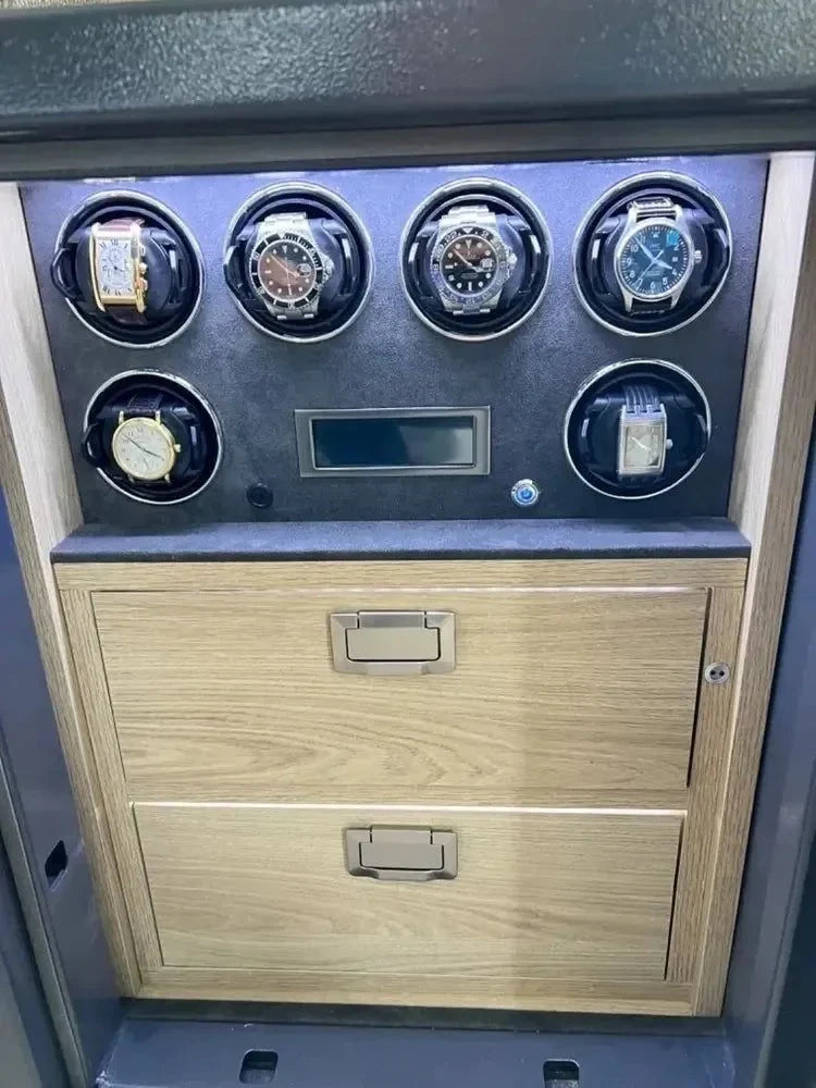 Grade 1 - 6 Watch Winder Safe with £100,000 Insurance Rating by Aevitas