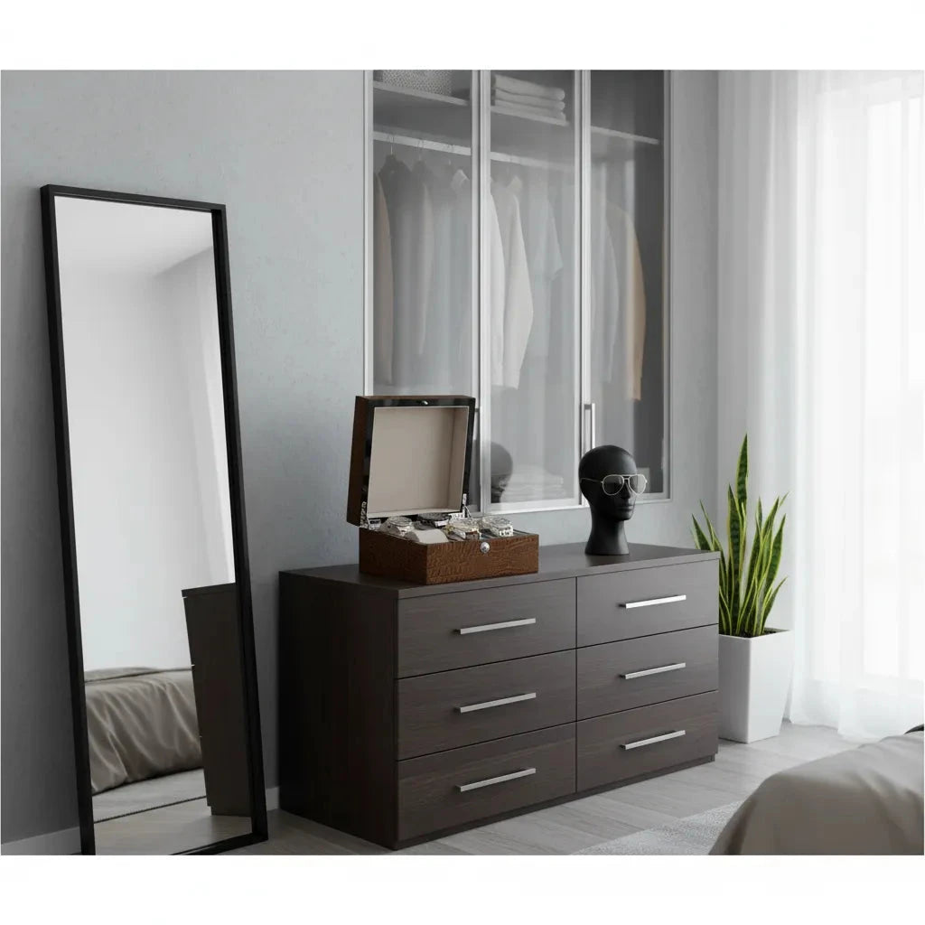 Premium 6 Watch Box in Brown High Gloss Lacquered Crocodile Print Finish by Aevitas