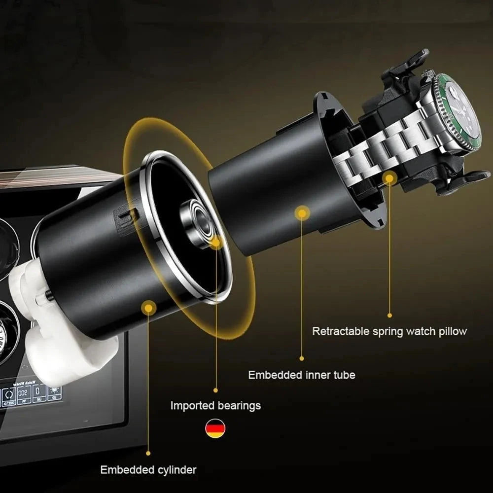 Premium Automatic 12 Watch Winder with Touch Screen by Aevitas