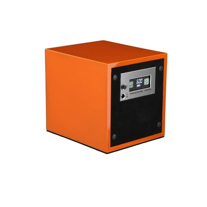 Single Watch Winder in Orange Piano Lacquered finish by Aevitas