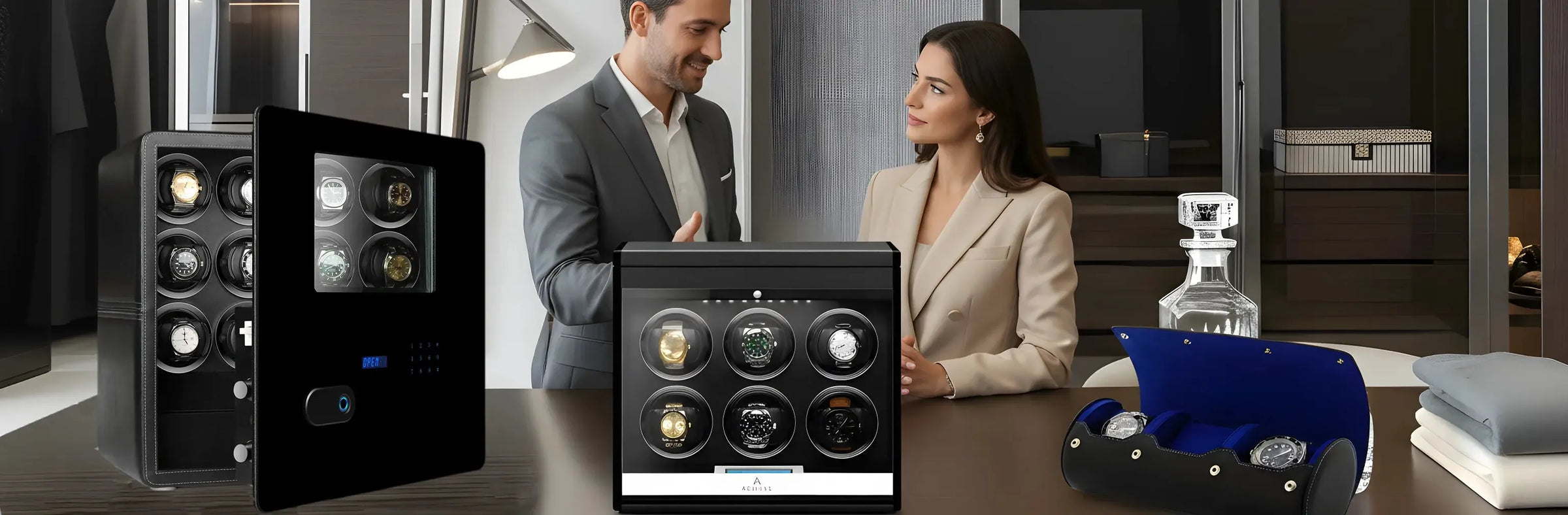 Watch Winder and Watch Box Banner images