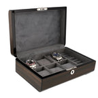 Watch Box for 6 Watches and Cufflinks Superb Quality Macassar by Aevitas