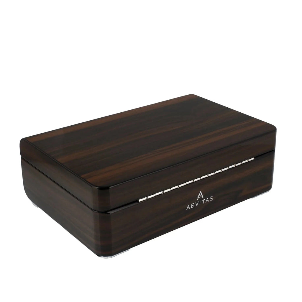 Watch Box for 6 Watches and Cufflinks Superb Quality Macassar by Aevitas