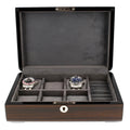Watch Box for 6 Watches and Cufflinks Superb Quality Macassar by Aevitas