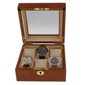 Watch Box for 6 Wrist Watches in Burl Walnut Wood by Aevitas