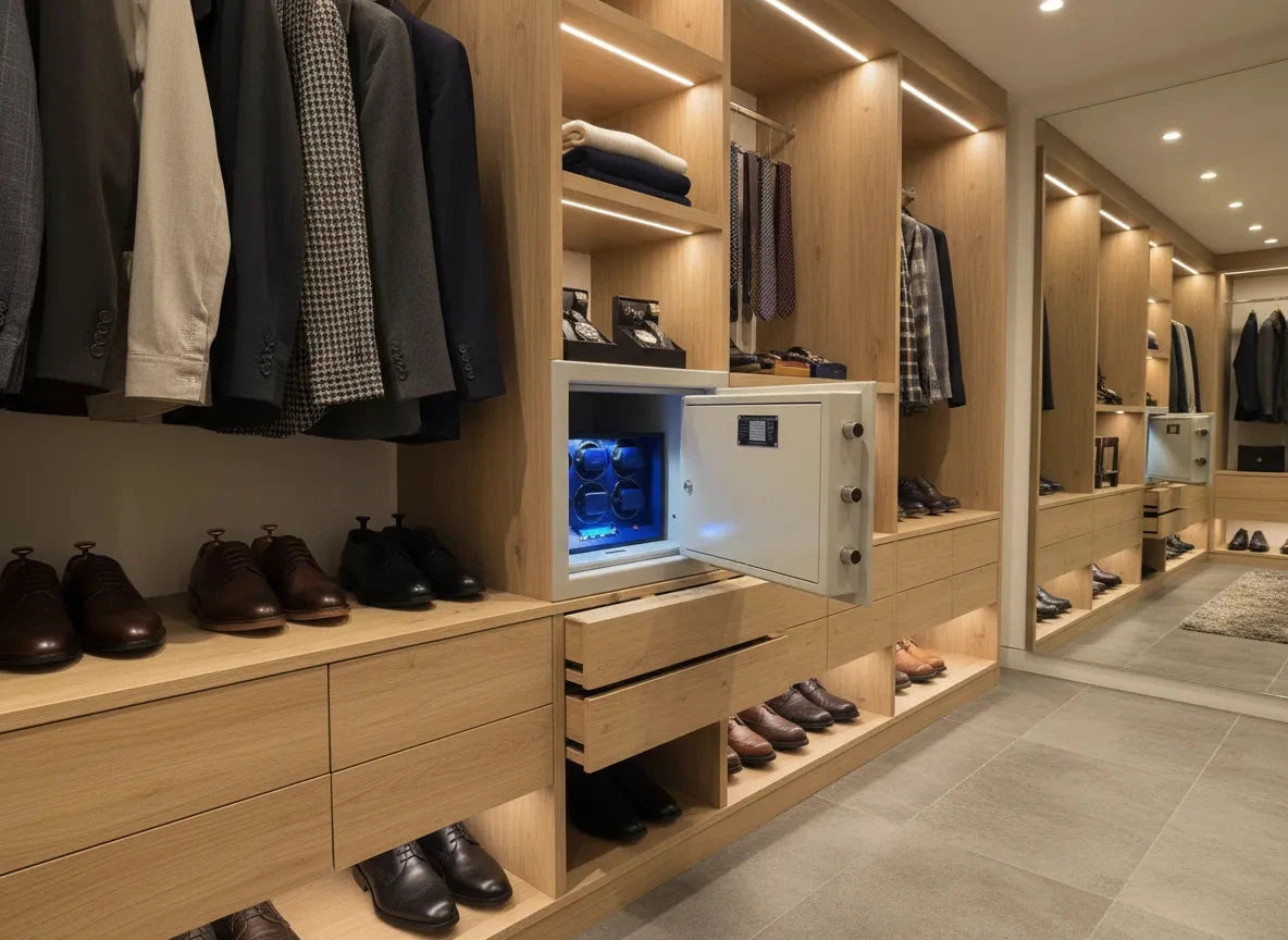 Watch Winder Safe for 6 Watches £175,000K Insurance Rated by Aevitas