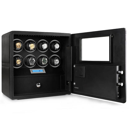 Watch Winder Safe for 8 Watches Black Edition by Aevitas