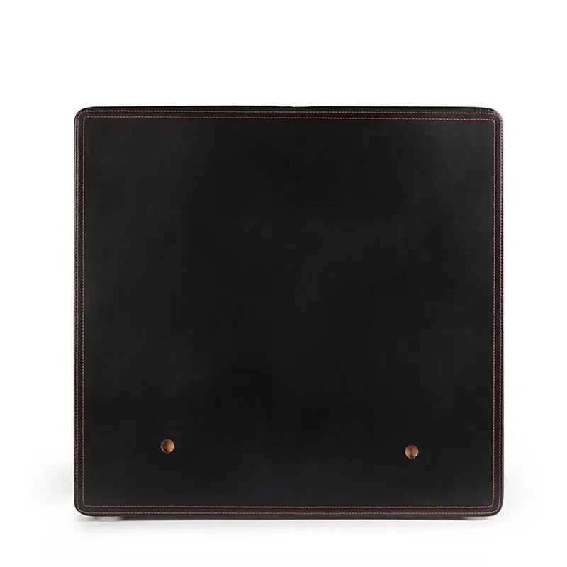 Watch Winder Safe in Black Leather for 8 Watches by Aevitas