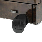 Watch Winder for 4 Automatic Watches Dark Burl Wood Finish Tower Series by Aevitas