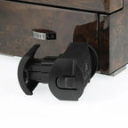 Watch Winder for 4 Automatic Watches Dark Burl Wood Finish Tower Series by Aevitas