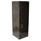 Watch Winder for 4 Automatic Watches Dark Burl Wood Finish Tower Series by Aevitas