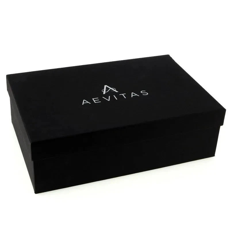 Watch and Cufflink Box in Natural Walnut Finish by Aevitas